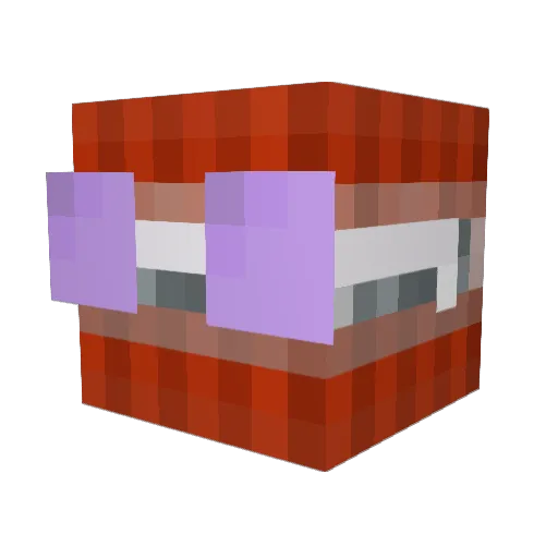 SirGriefabit Minecraft avatar head, 3D render