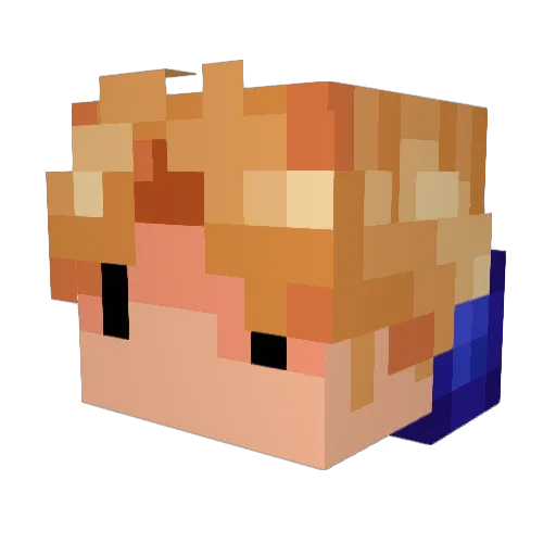SirGriff1 Minecraft avatar head, 3D render
