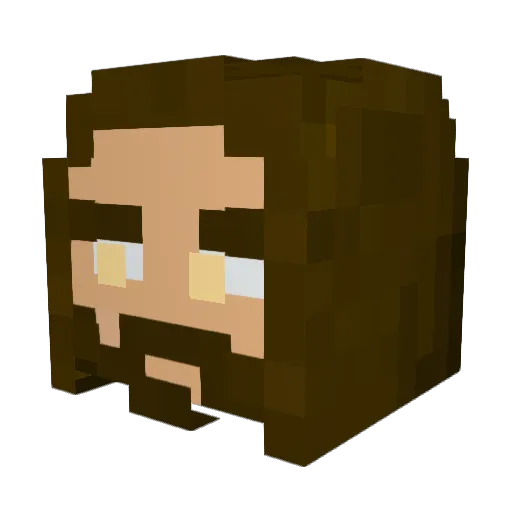 SirGwan Minecraft avatar head, 3D render