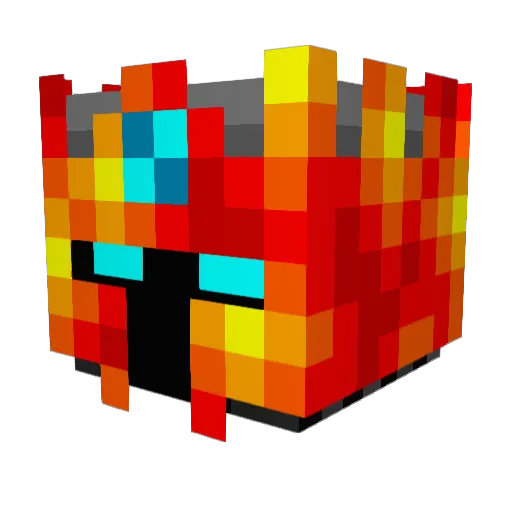 SirGym Minecraft avatar head, 3D render