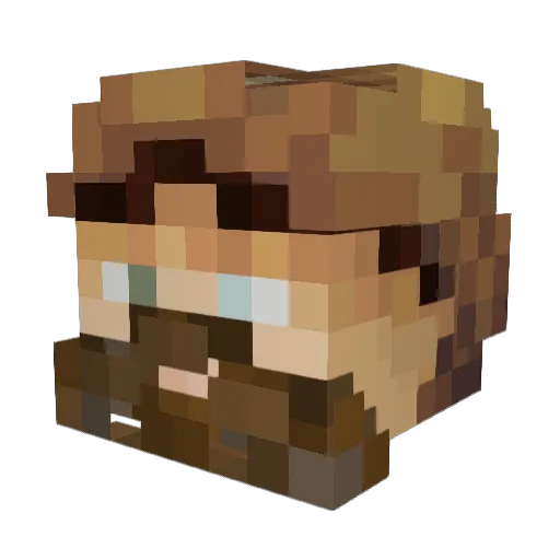 SirHaiente Minecraft avatar head, 3D render