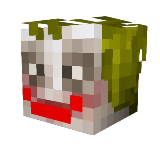 SirHarvey22 Minecraft avatar head, 3D render