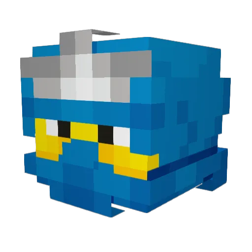 SirHawk12 Minecraft avatar head, 3D render