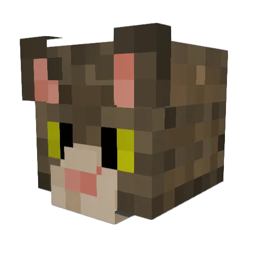 SirHeckington Minecraft avatar head, 3D render