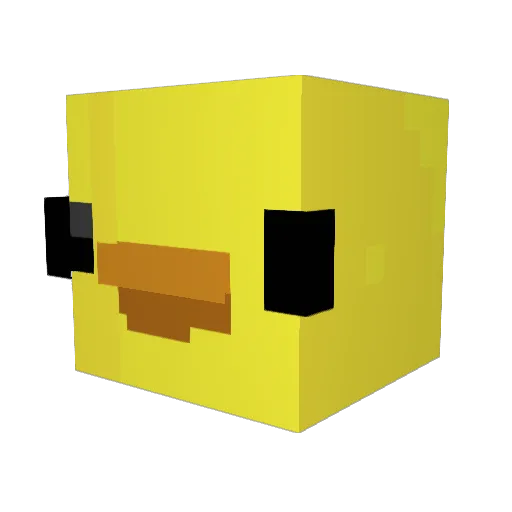 SirHeedIII Minecraft avatar head, 3D render