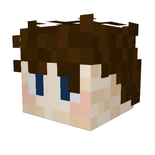 SirIanTheWeird Minecraft avatar head, 3D render