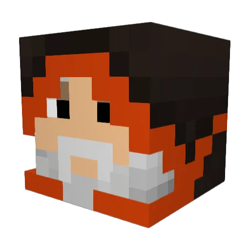 SirJBB Minecraft avatar head, 3D render