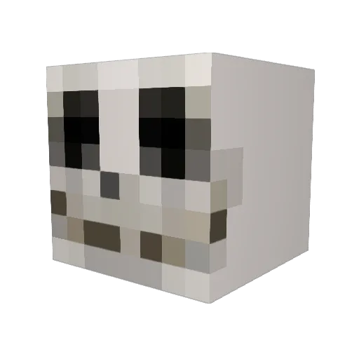 SirJaques Minecraft avatar head, 3D render