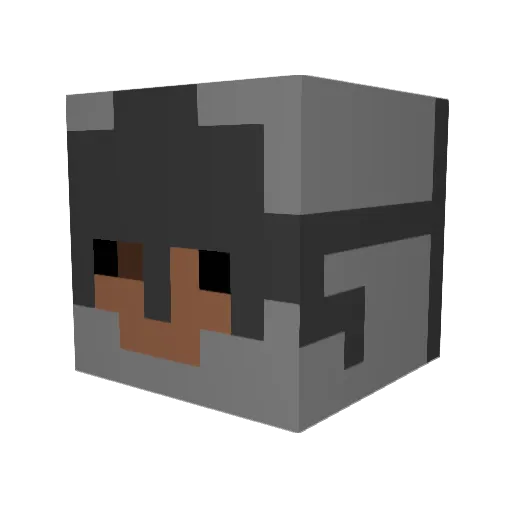 SirJasonT Minecraft avatar head, 3D render