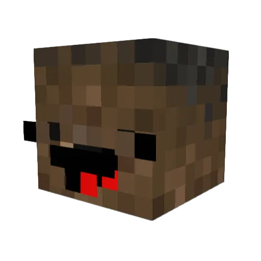 SirJento Minecraft avatar head, 3D render
