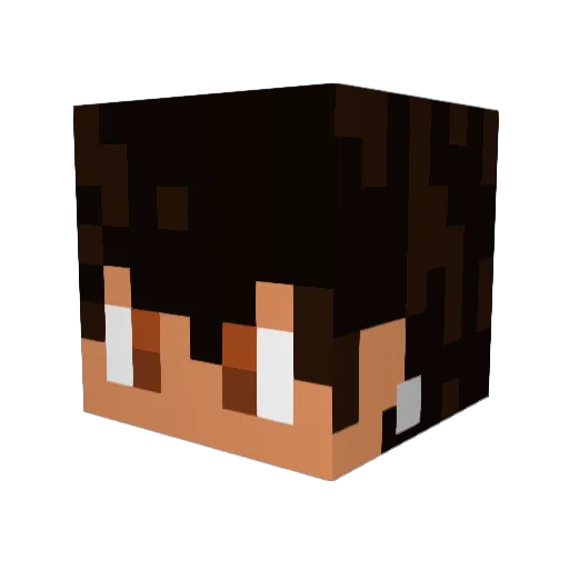 SirJimbi Minecraft avatar head, 3D render