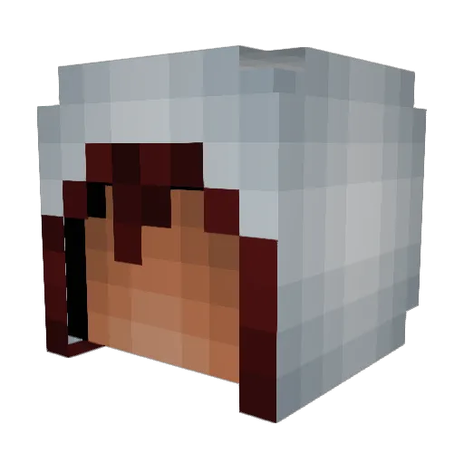 SirJimbus Minecraft avatar head, 3D render