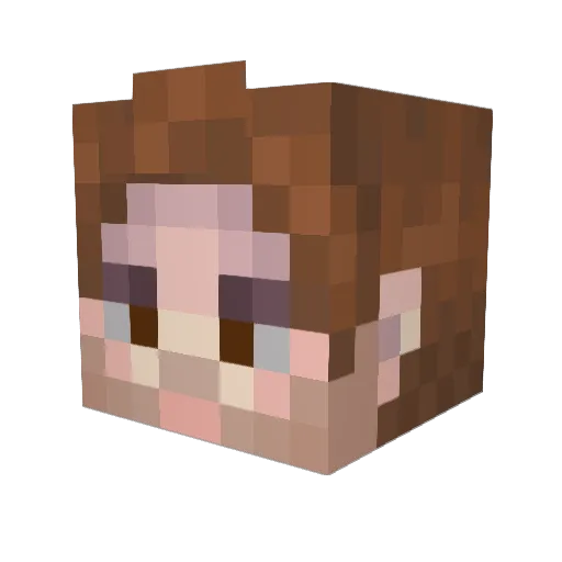 SirJuggles404 Minecraft avatar head, 3D render