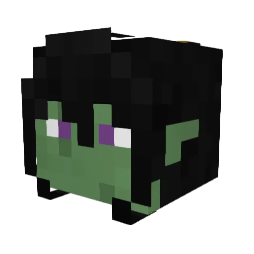 SirKevowstar Minecraft avatar head, 3D render