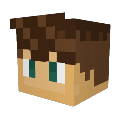 SirKicksAlot88 Minecraft avatar head, 3D render