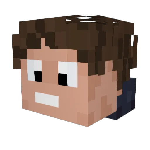 SirKillian Minecraft avatar head, 3D render
