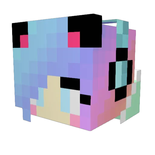 SirKittyEsquire Minecraft avatar head, 3D render