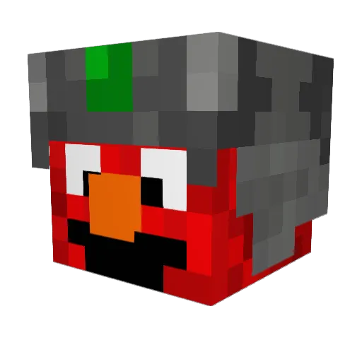SirKiwi_ Minecraft avatar head, 3D render