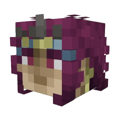 SirKmatt Minecraft avatar head, 3D render