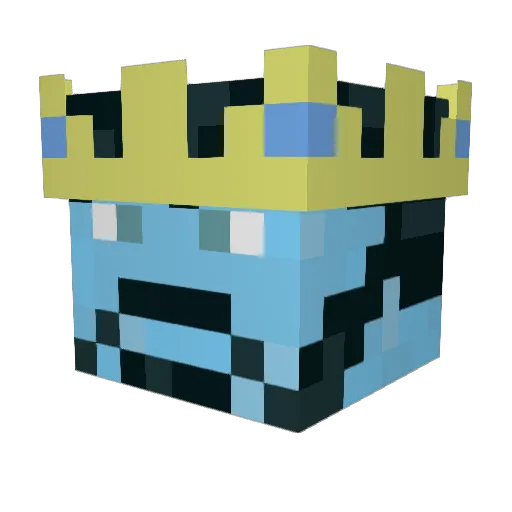 SirKnight_X Minecraft avatar head, 3D render