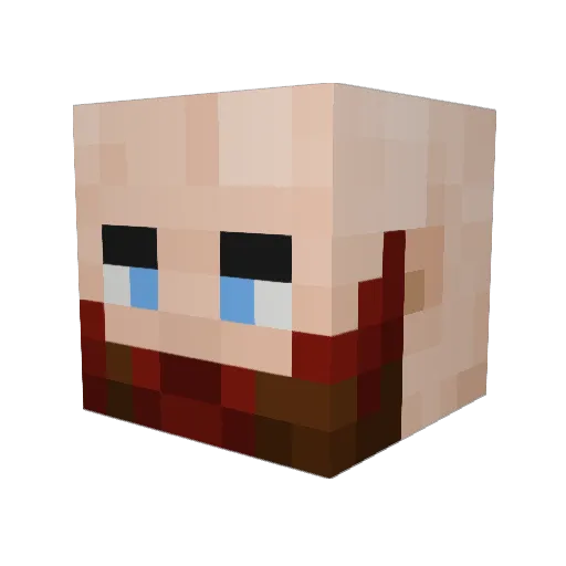 SirKnightlight Minecraft avatar head, 3D render