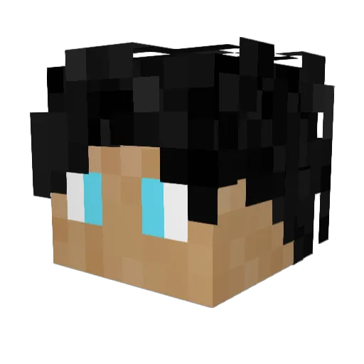 SirKumsized Minecraft avatar head, 3D render