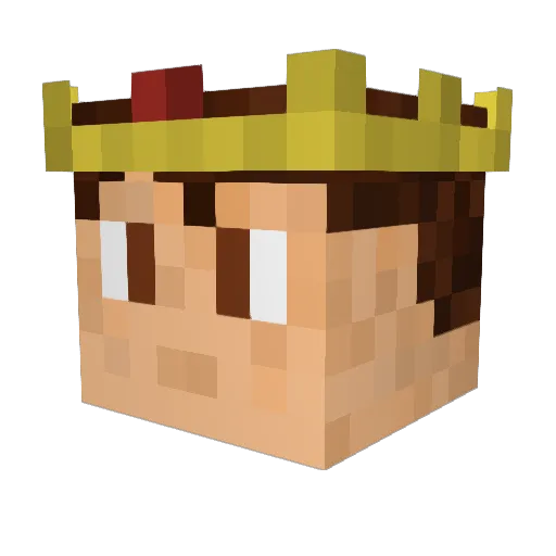 SirKylord Minecraft avatar head, 3D render