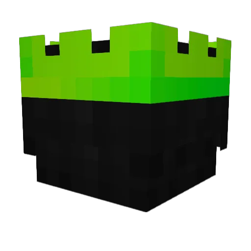 SirLaup Minecraft avatar head, 3D render