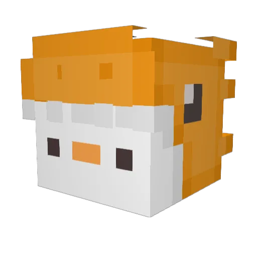 SirLittleGoose Minecraft avatar head, 3D render