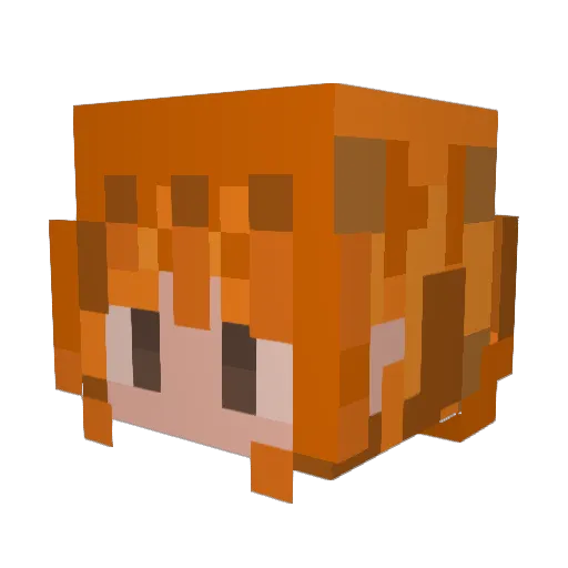 SirLivero Minecraft avatar head, 3D render