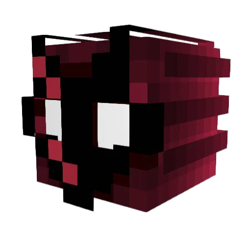 SirLord444 Minecraft avatar head, 3D render
