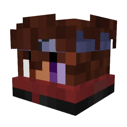 SirMJ__ Minecraft avatar head, 3D render