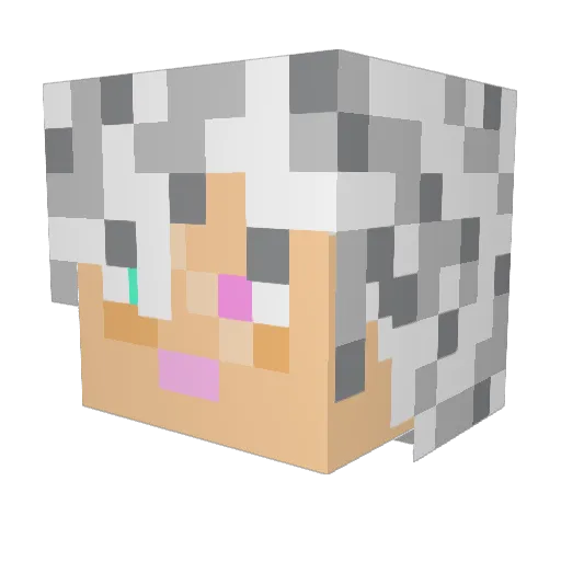 SirMalachite Minecraft avatar head, 3D render