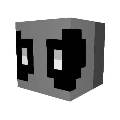 SirMalekk Minecraft avatar head, 3D render