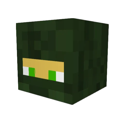 SirMeowth Minecraft avatar head, 3D render