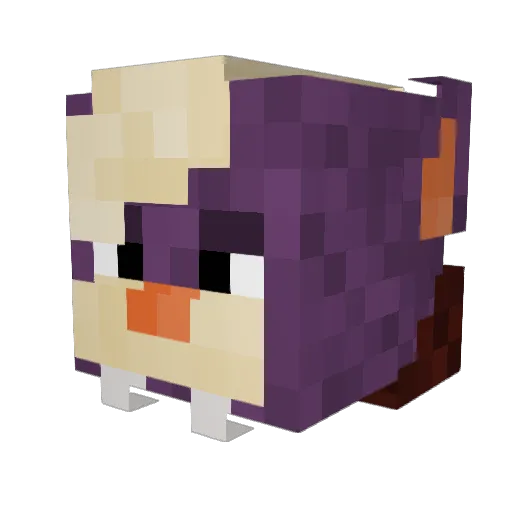SirMephit Minecraft avatar head, 3D render