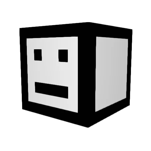 SirMermaid Minecraft avatar head, 3D render