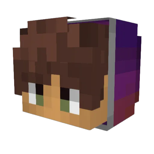 SirMi6 Minecraft avatar head, 3D render