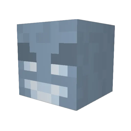 SirMister1 Minecraft avatar head, 3D render