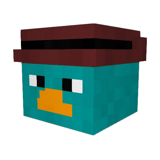 SirMorbit Minecraft avatar head, 3D render