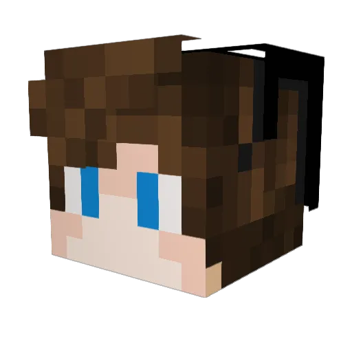SirNeons Minecraft avatar head, 3D render