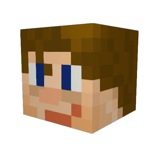 SirNewton3069 Minecraft avatar head, 3D render