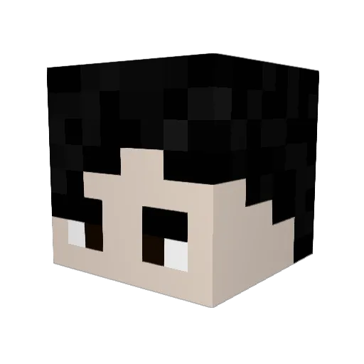 SirNibble Minecraft avatar head, 3D render