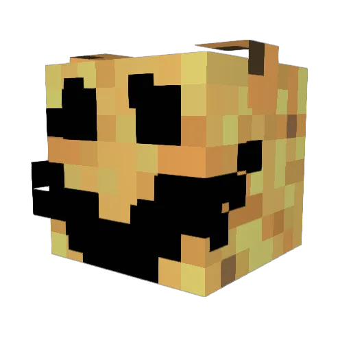 SirOcelot_ Minecraft avatar head, 3D render