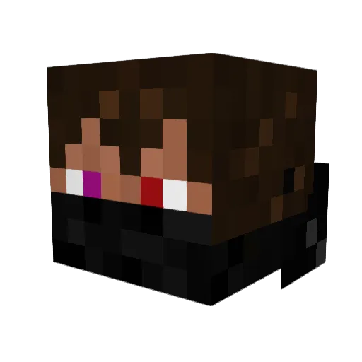 SirOf69 Minecraft avatar head, 3D render