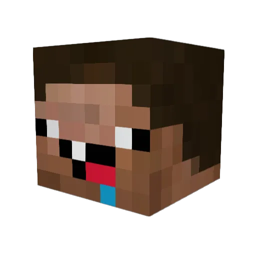 SirPaTo0 Minecraft avatar head, 3D render