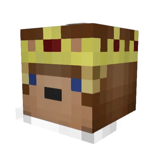 SirPandi Minecraft avatar head, 3D render