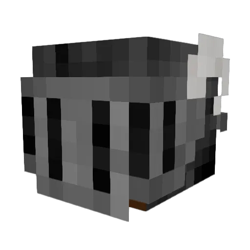 SirPatmere Minecraft avatar head, 3D render