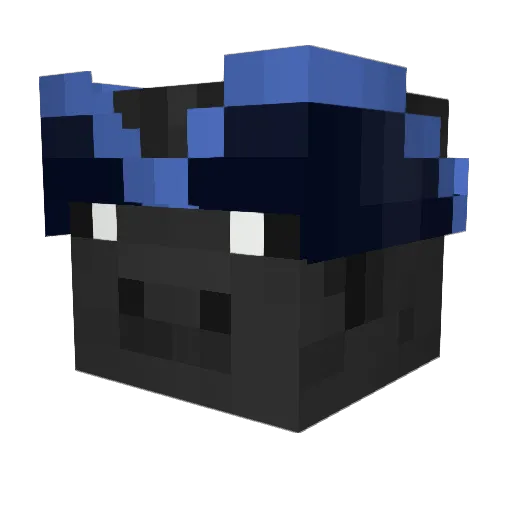 SirPigga Minecraft avatar head, 3D render