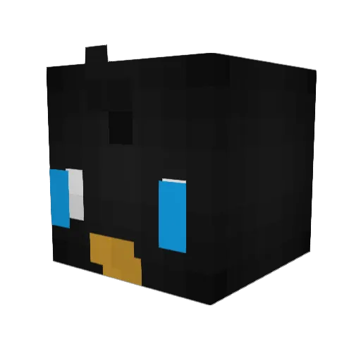SirPingvin Minecraft avatar head, 3D render